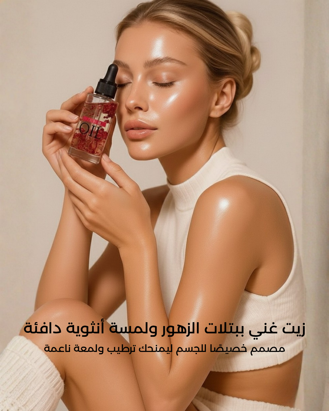 زيت غني ببتلات الزهور و لمسة انثوية دافئة