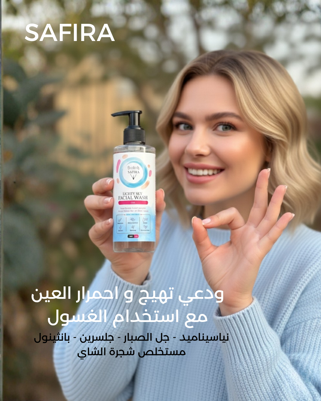 ودعي تهيج و احمرار العين مع استخدام الغسول
