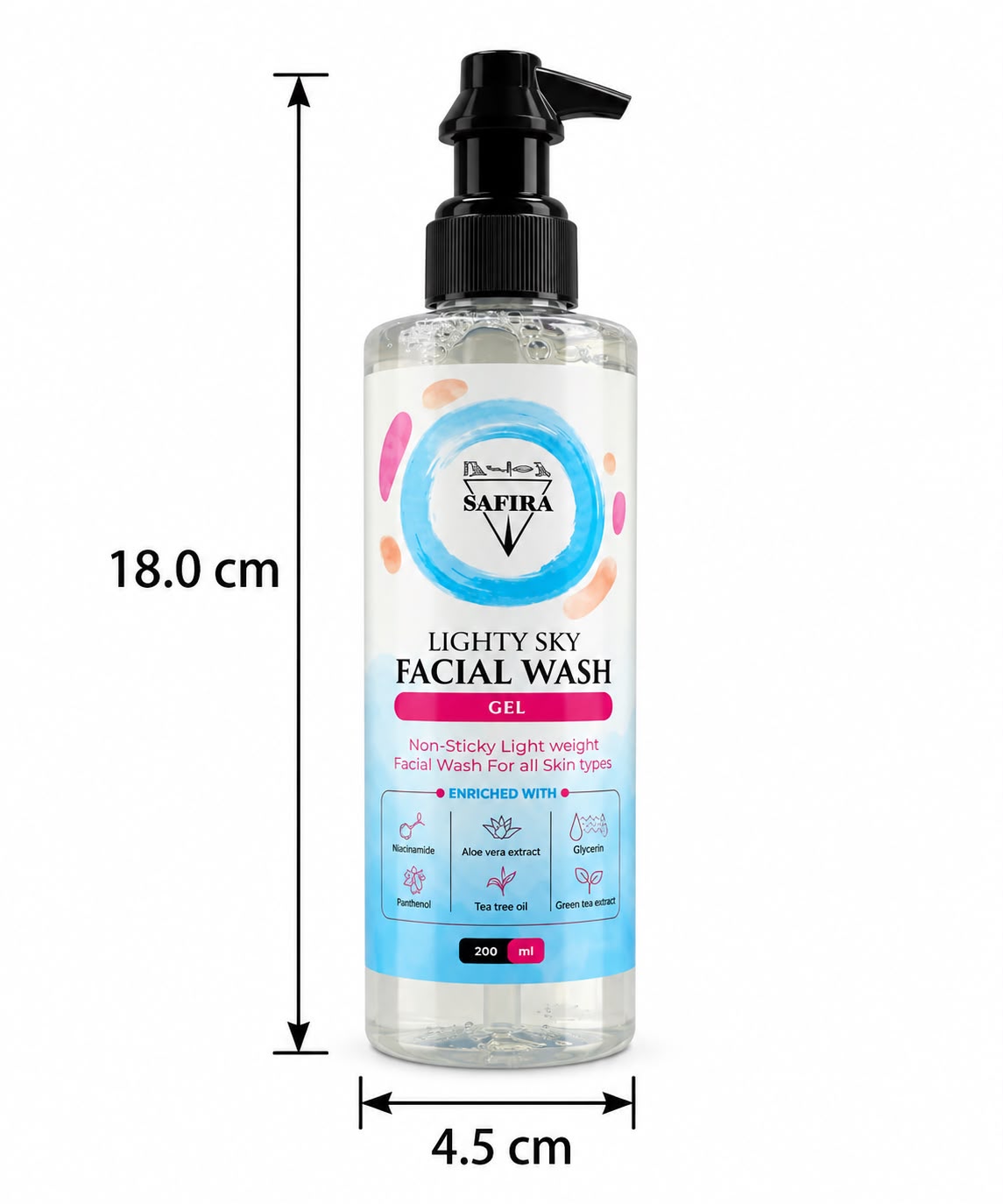 Safira Facial Wash – Daily Facial Cleansing