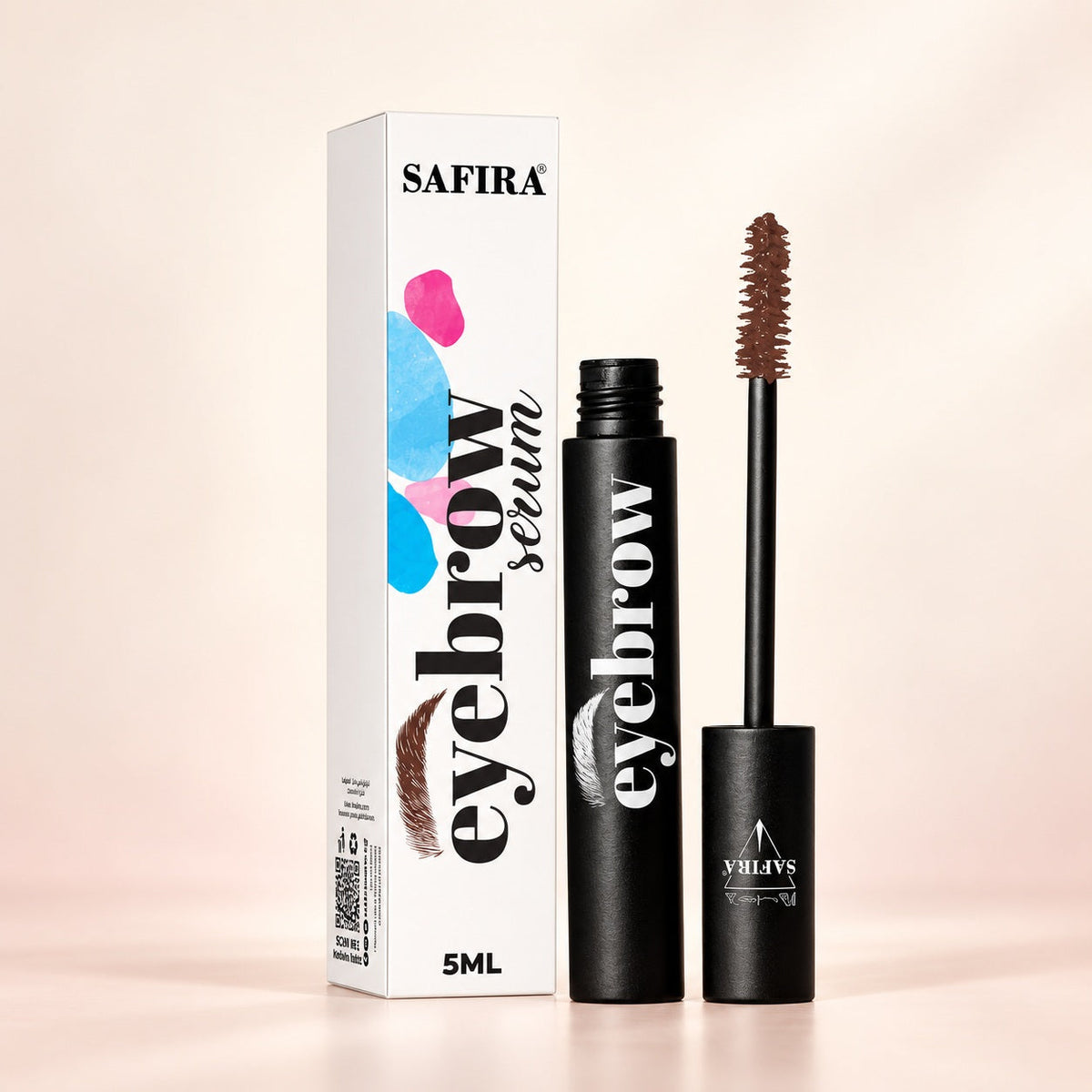 Safira Eyebrow Mascara — Safira studio product photograph