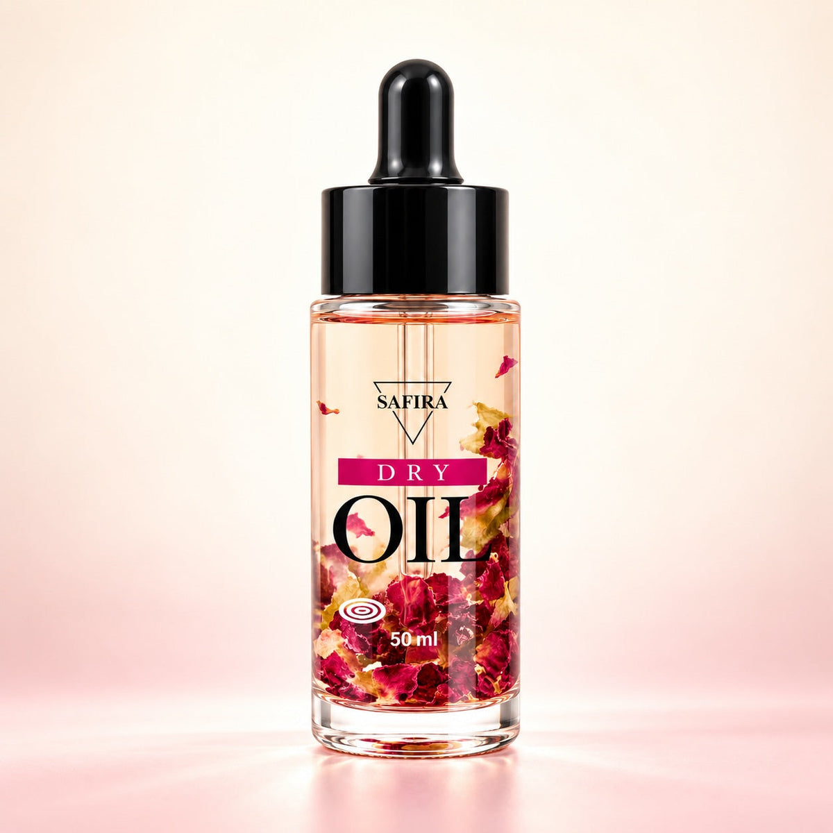 Safira Glow Drop Dry Oil — Safira studio product photograph