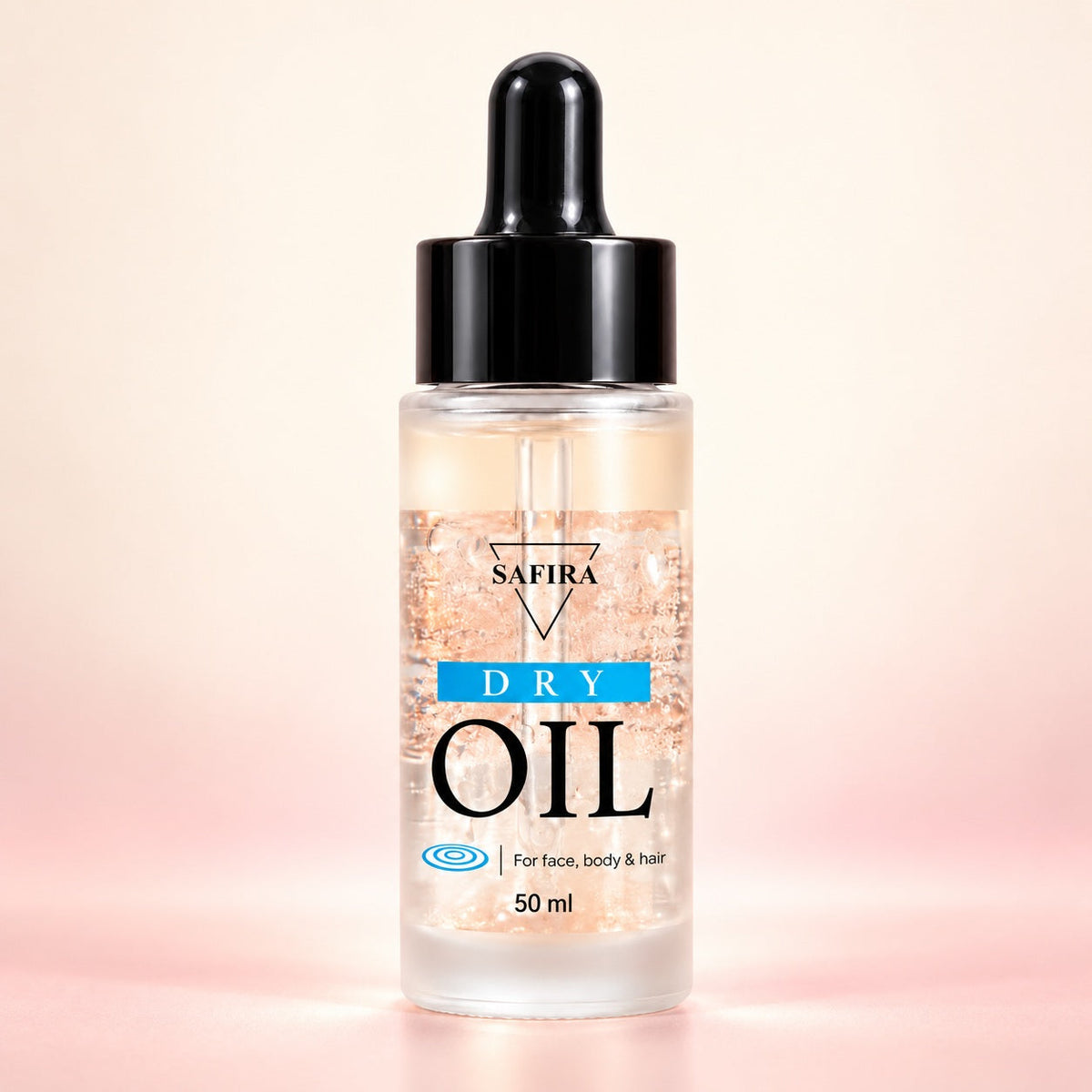 Safira Glow Drop Dry Oil – Face, Hair & Body — Safira studio product photograph